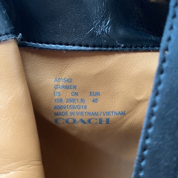 EUC Coach black leather Boots (worn once!) - Picture 6 of 6
